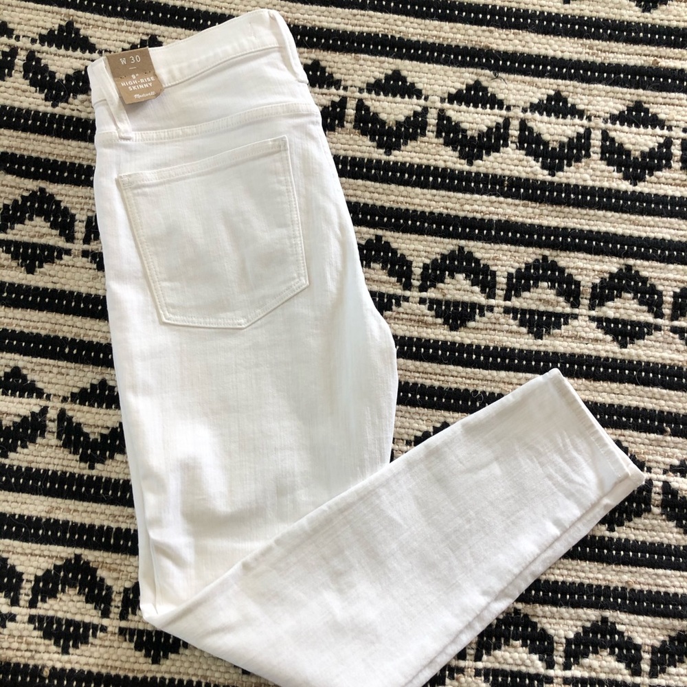Madewell white jeans